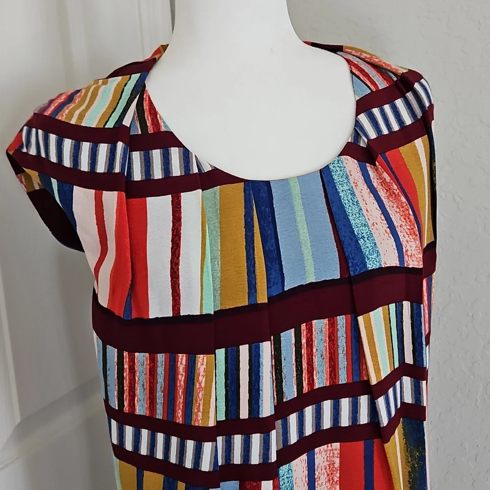 MAEVE Au Revoir Geometric Design Dress, size 0 - Picture 3 of 15